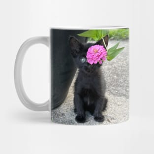 Flower cat Mug